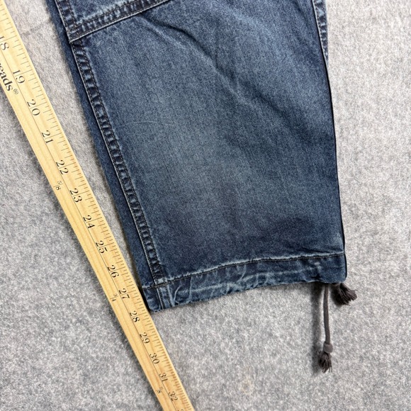 VTG Ralph Lauren Surplus Div Mountain Trousers Mens 32x28 Blue Cargo Pants - Picture 4 of 15